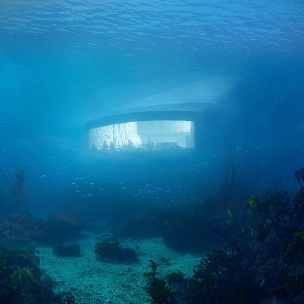Europa terá o primeiro restaurante submerso do continente (Foto: DIVULGAÇÃO)