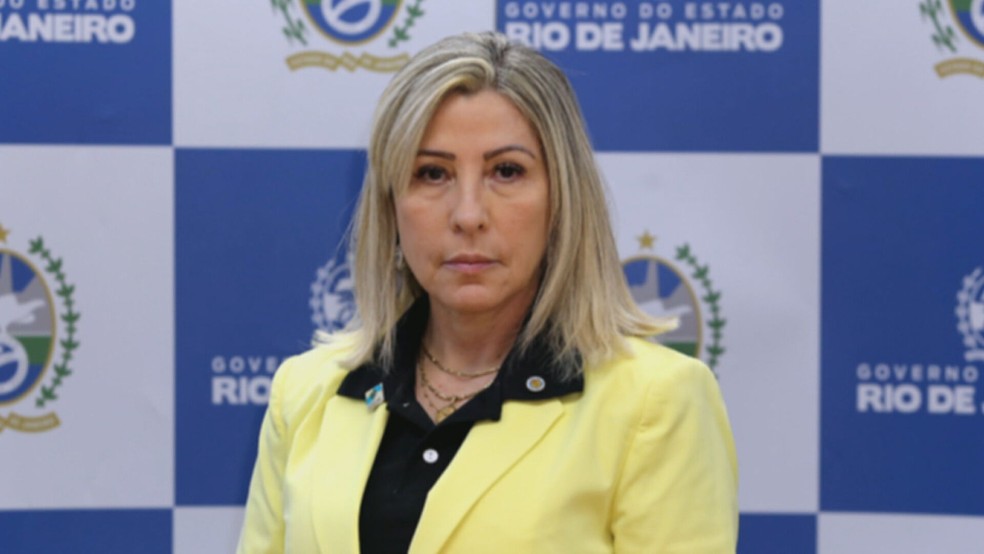 Maria Rosa Lo Duca, secretária de Administração Penitenciária  — Foto: Reprodução/TV Globo 