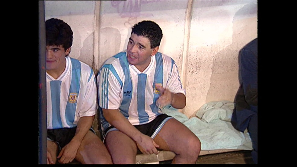 Em 1994 Maradona Nao Saiu Do Banco E Brasil Venceu Argentina Na Estreia De Ronaldo Veja Video Futebol Ge