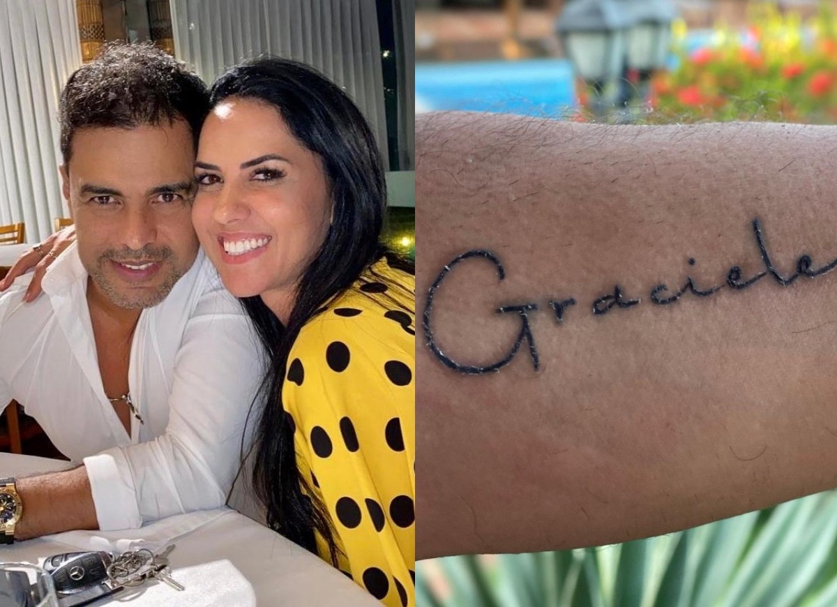 Graciele Lacerda sobre Zezé Di Camargo tatuar seu nome: 