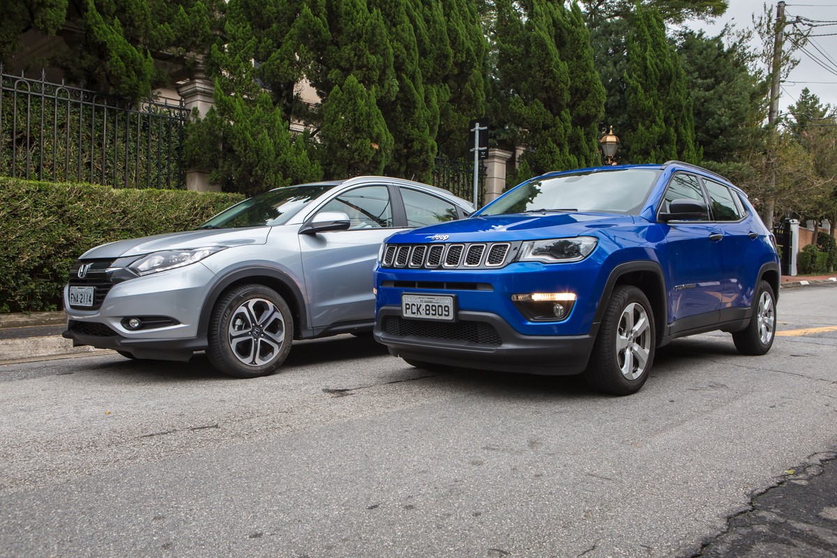 Jeep Compass Sport x Honda HRV Touring comparativo Auto Esporte G1