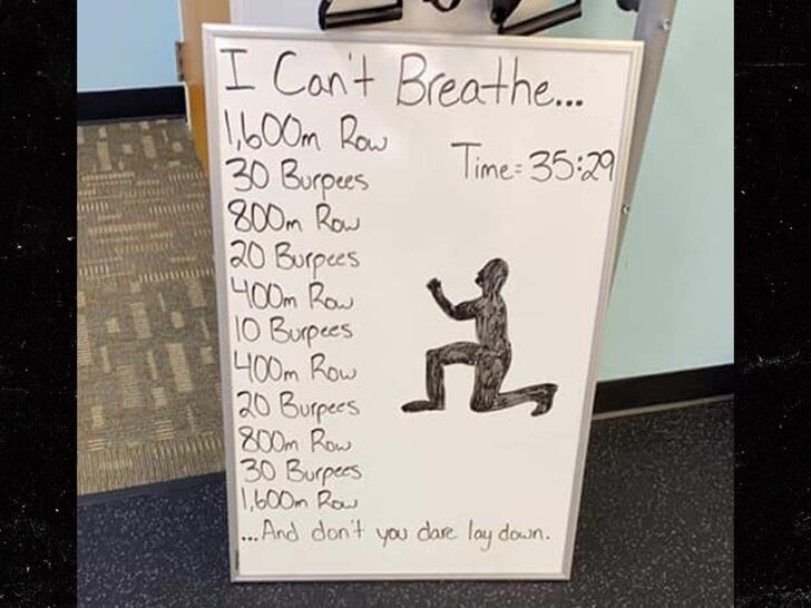 Academia em Wisconsin cria treino batizado de 'I Can't Breathe' e causa revolta (Foto: Reprodução)