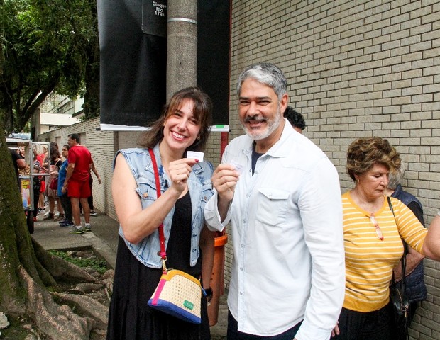 Natasha Dantas e William Bonner (Foto: JC Pereira/ AGNEWS)