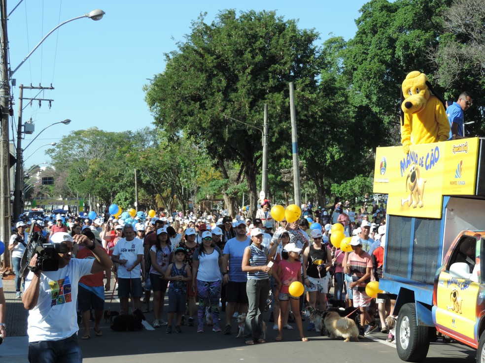 10º Mania de Cão foi realizado neste domingo (27) (Foto: Stephanie Fonseca/G1)