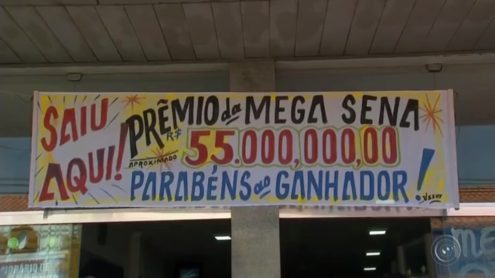 Há menos de um mês, prêmio milionário da Mega-Sena também saiu para aposta feita em Assis (Foto: Reprodução/TV TEM)