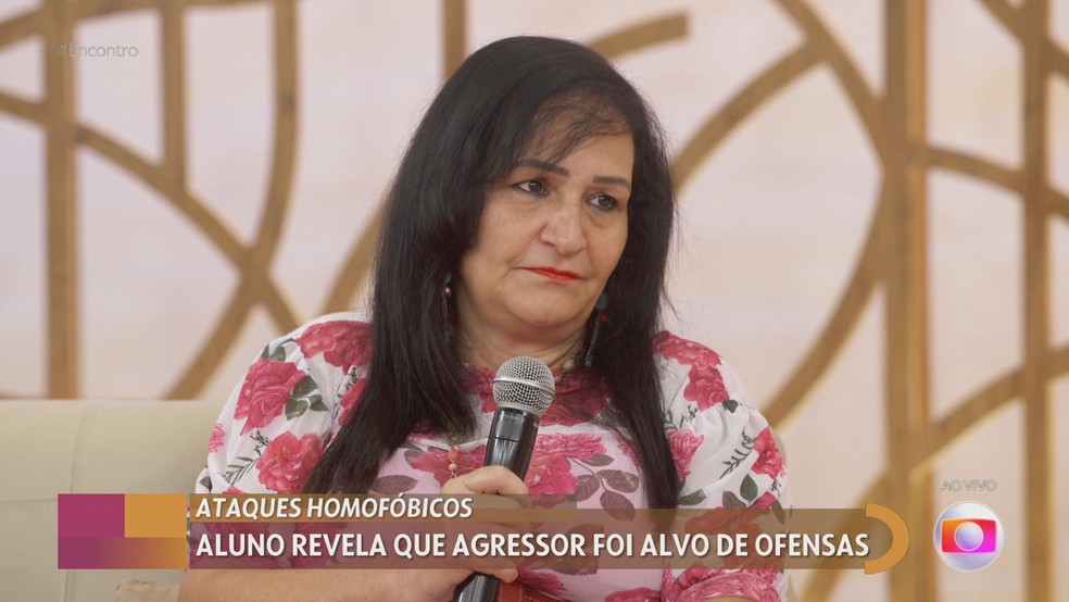 Mãe de aluno relata que temia por tragédia  — Foto: Reprodução/TV Globo