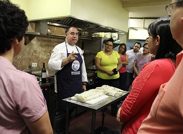 Todo o preparo foi feito na cozinha do Taberna da Esquina (Foto: Cristiane Senna/Editora Globo)