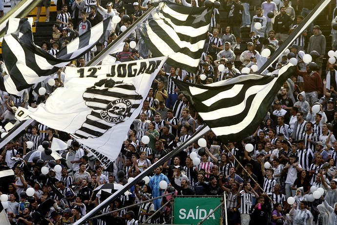 Torcida Botafogo - Arena Botafogo (Foto: Vitor Silva / SSpress / Botafogo)