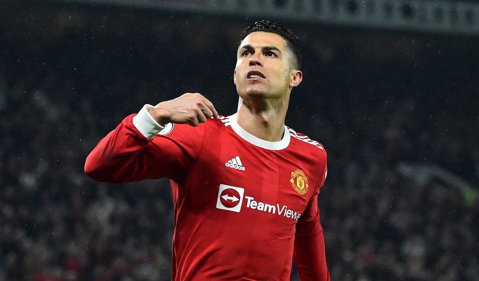 Cristiano Ronaldo foi artilheiro do Manchester United na última temporada — Foto: Peter Powell/EFE