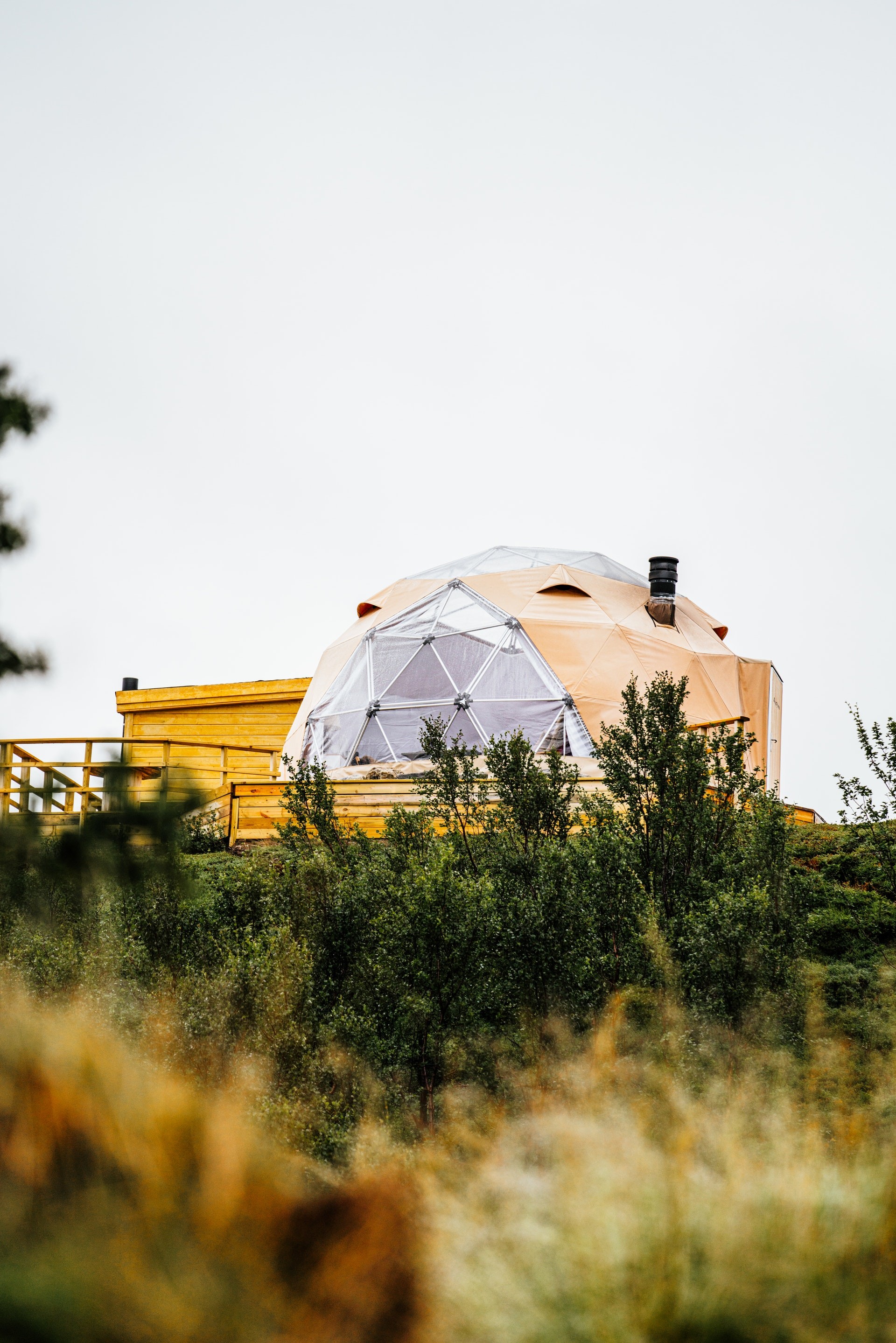 Uma cúpula ártica na Noruega (Foto: Till Daling / Pexels )