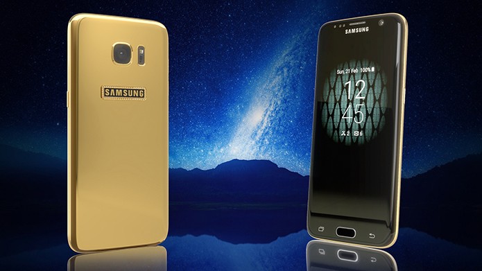 Legend vende Galaxy S7 com acabamento em ouro e 360 diamantes (Foto: Divulgação/Legend)