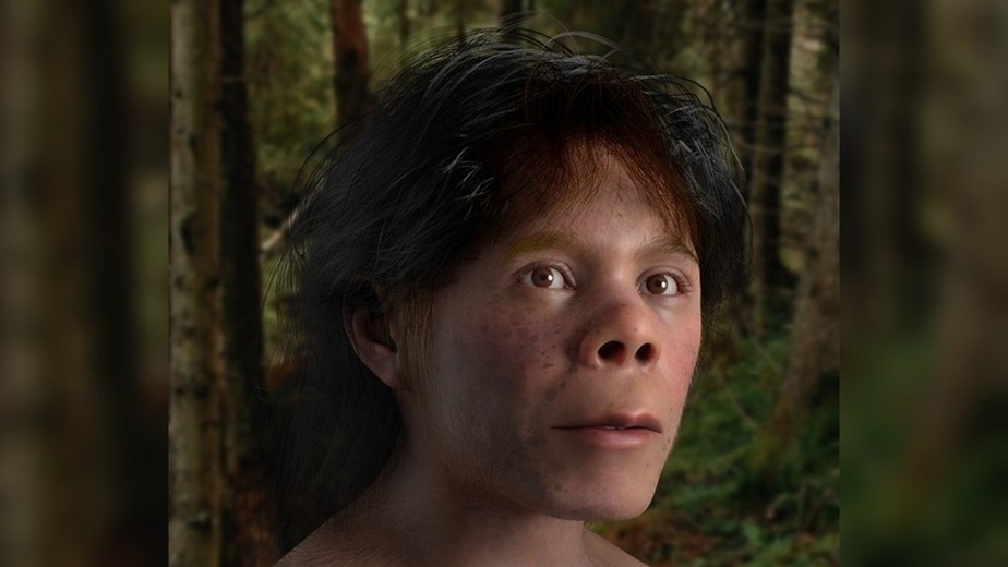 Cientistas da China e da Rússia reconstruíram face de menino neandertal com base em crânio
