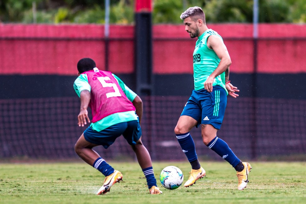 Arrascaeta Flamengo — Foto: Marcelo Cortes / Flamengo
