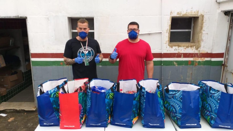 Fluminense doou cestas básicas para funcionários em abril e repetirá ação — Foto: Divulgação