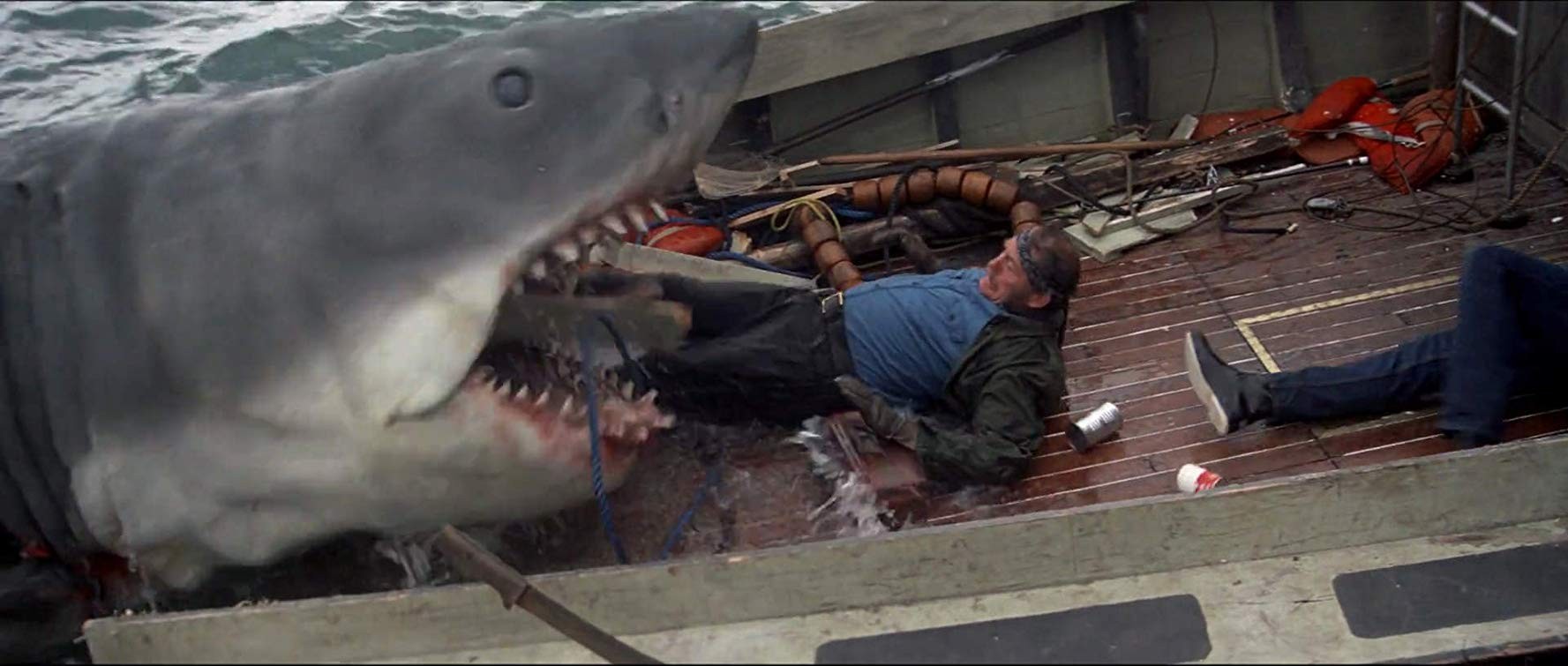 Robert Shaw em Tubarão (1975) (Foto: Divulgação)