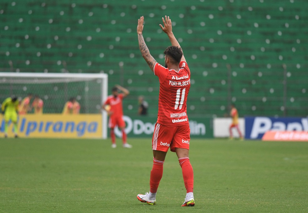 Yuri Alberto atacante Inter — Foto: Ricardo Duarte/Divulgação, Internacional