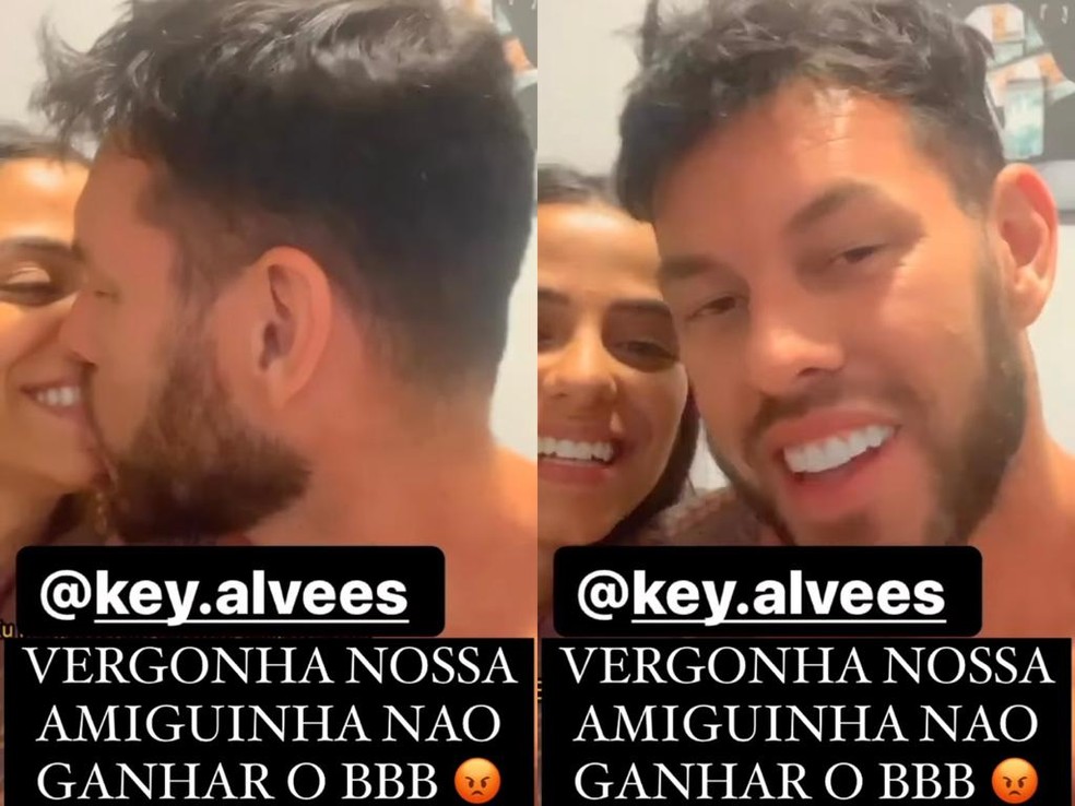 Key Alves e Diego Aguiar — Foto: Reprodução/Instagram