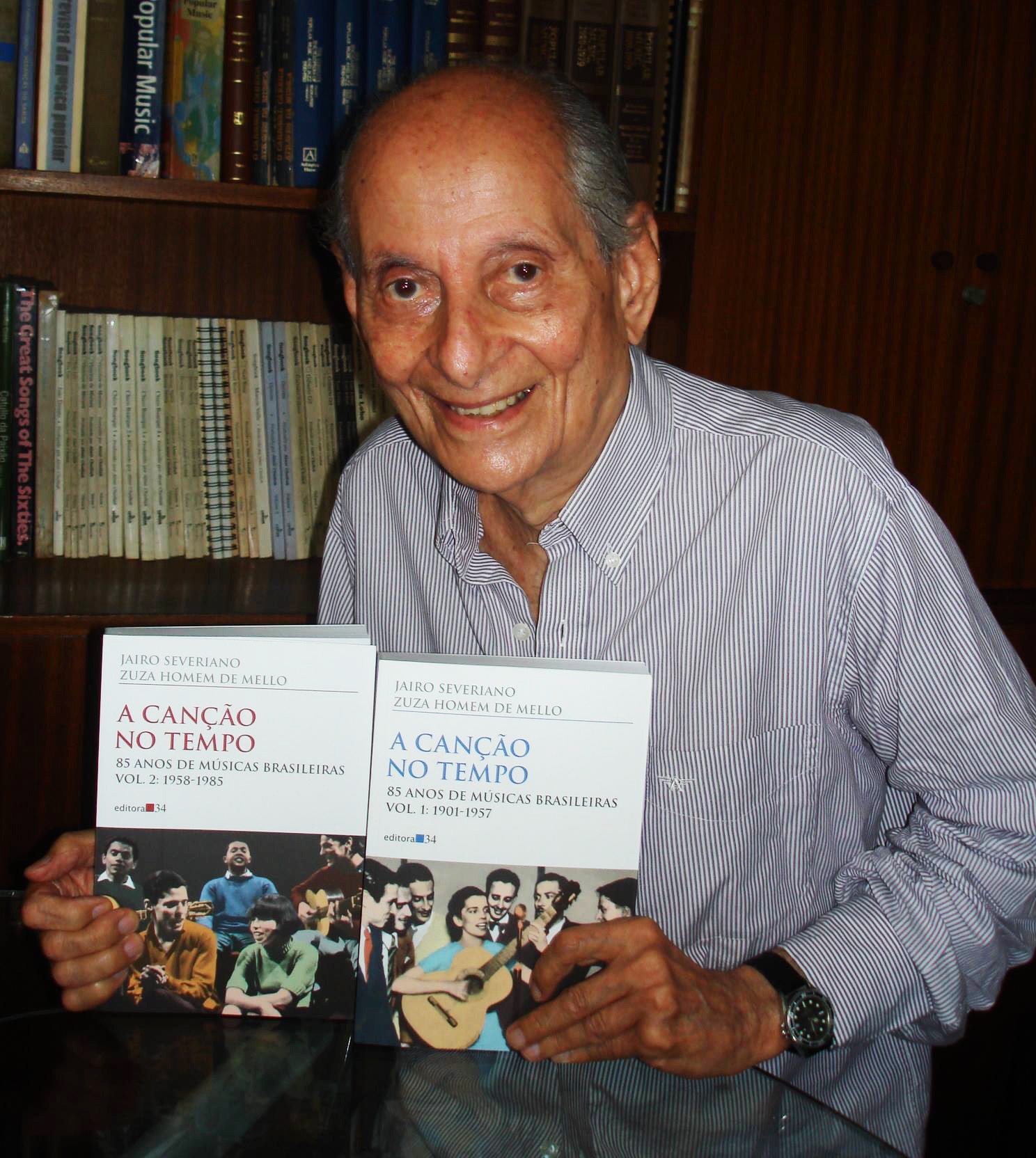 Jairo Severiano (1927 – 2022), o maior pesquisador musical do Brasil, deixa obras referenciais