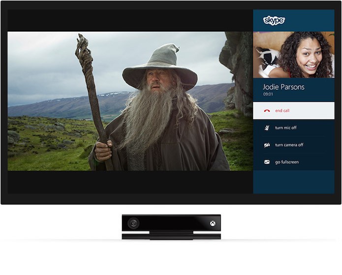 Skype do Xbox One permite conversar enquanto joga ou assiste filmes (Foto: Divulgação/Microsoft)