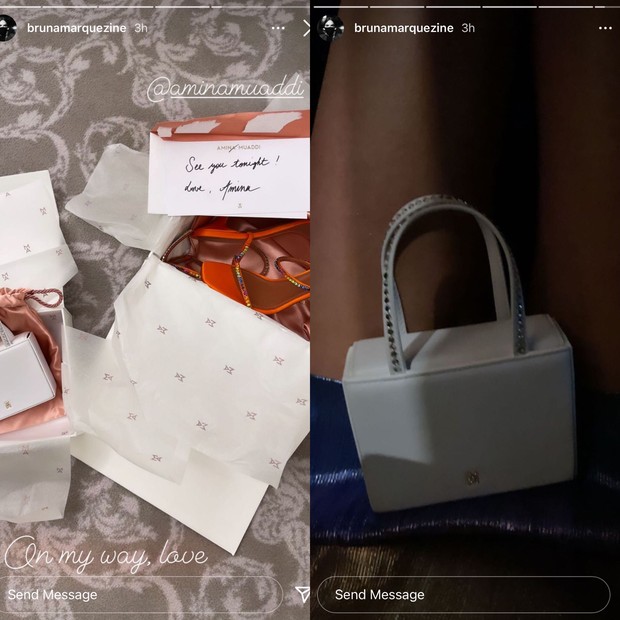 A atriz vai marcar presença em um evento da designer de sapatos Amina Muaddi nesta noite (29)  (Foto: Reprodução Instagram)
