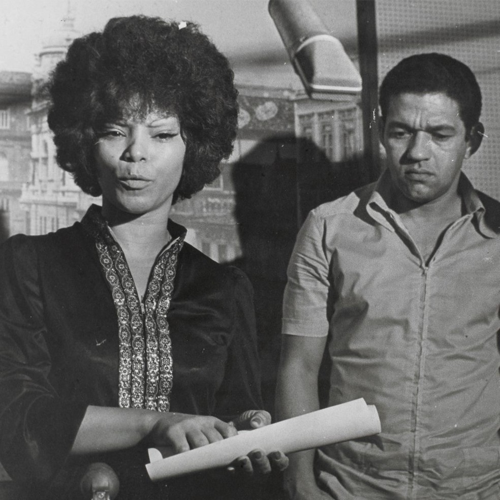 Elza Soares e Garrincha  � Foto: Redes sociais