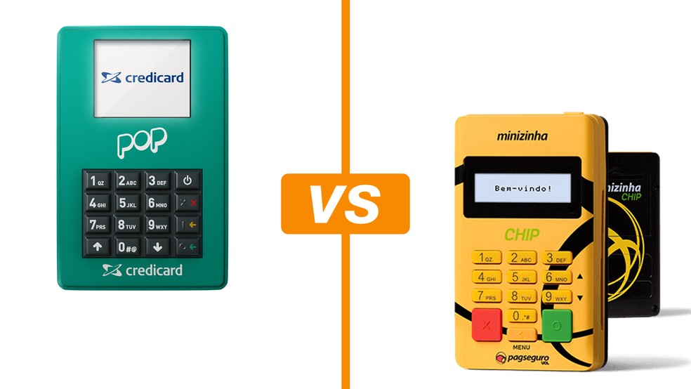 Pop Ou Minizinha Chip Compare Máquinas Da Credicard E Do Pagseguro Máquinas De Cartão Techtudo 5210