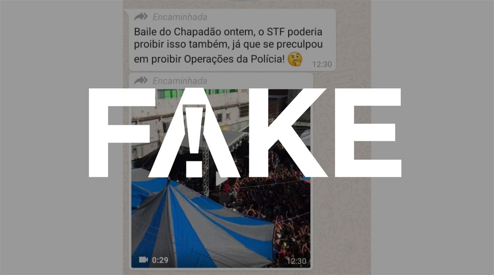 E Fake Que Video Mostre Baile Funk E Ninguem Com Mascara Em Favela Do Rio Apos Decisao Do Stf De Proibir Operacoes Policiais Coronavirus G1