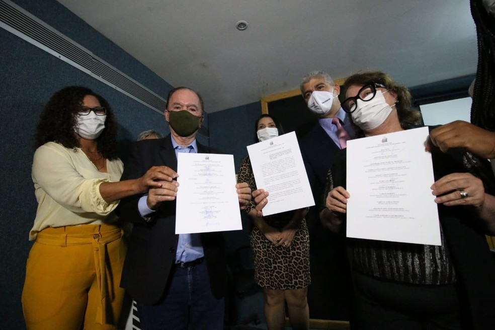 'Protocolo do Feminicídio' é assinado para dar celeridade em investigações de casos da Bahia — Foto: Alberto Maraux/SSP-BA