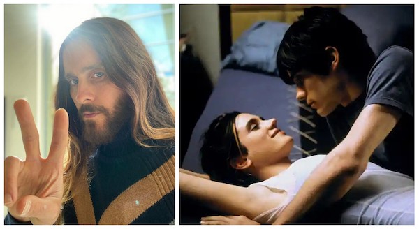 Jared Leto contracenou com Jennifer Connelly em Réquiem para um Sonho (2000), dirigido por Darren Aronofsky (Foto: Instagram/Reprodução)