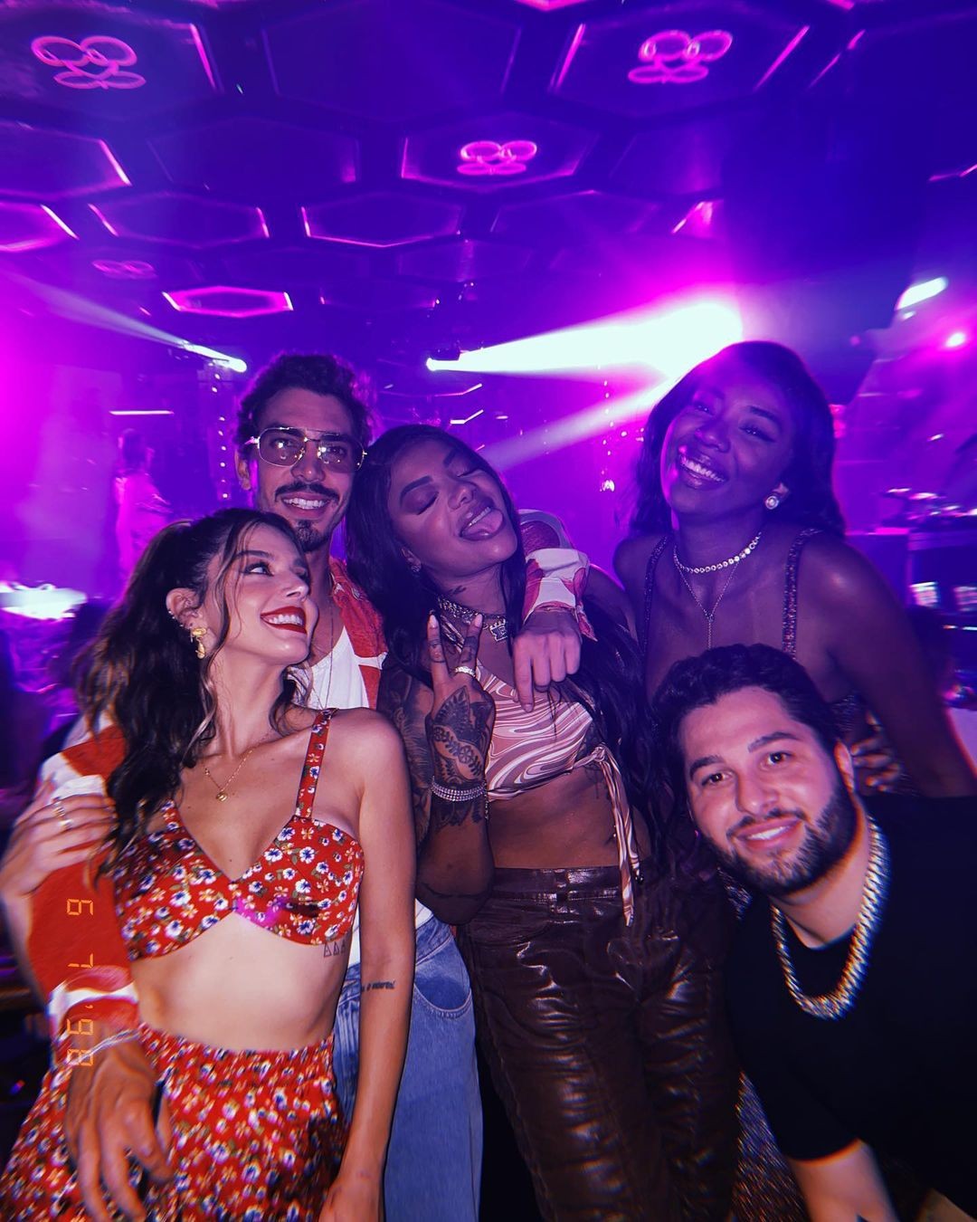 Ludmilla curte Ibiza com Gio Lancellotti, Agatha Moreira, Rodrigo Simas e Vinicius Jr. (Foto: Reprodução/ Instagram)