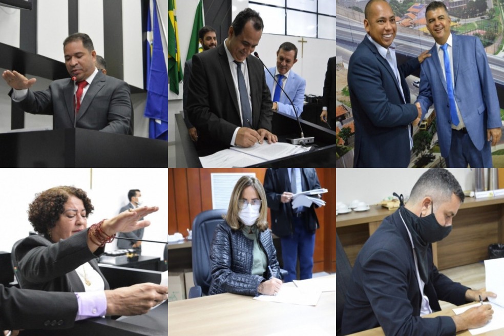 Seis suplentes assumem a vaga após os vereadores se licenciarem — Foto: Reprodução