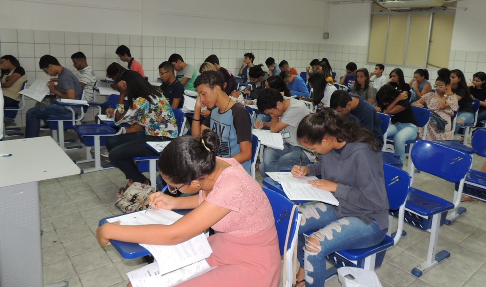 Estudantes fizeram prova do Sistema Seriado de Avaliação da Universidade de Pernambuco nos dias 17 e 18 de novembro de 2019 — Foto: Universidade de Pernambuco/Divulgação