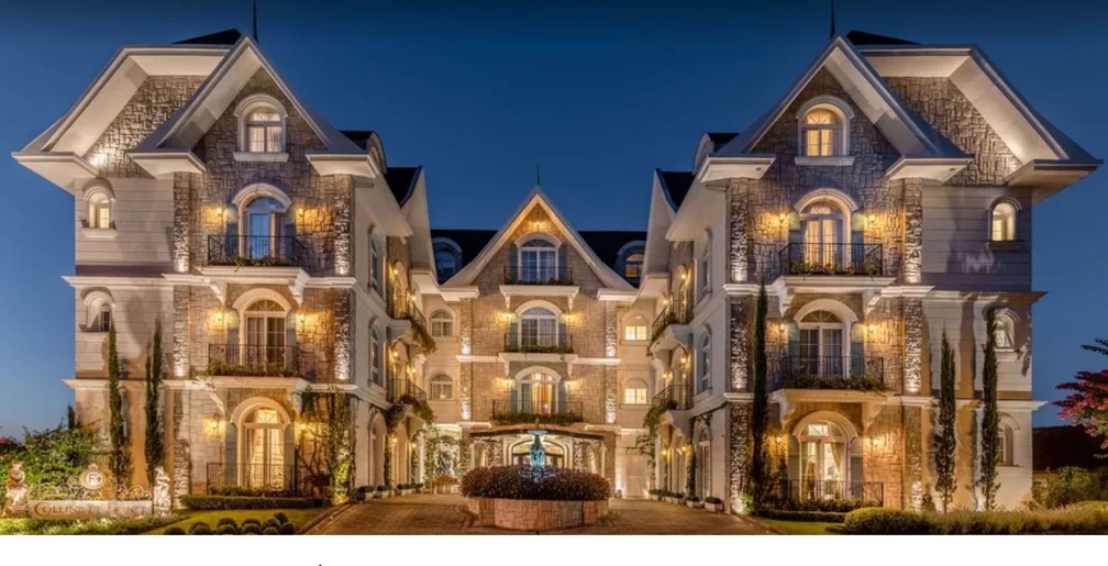 Hotel Colline de France, em Gramado, Brasil. — Foto: Reprodução