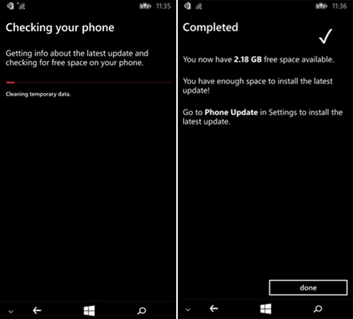 Update Advisor prepara telefone do usuário para atualização do Windows 10 (Foto: Divulgação/Windows Store)