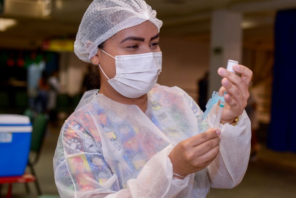 Vacinação contra a Covid-19 — Foto: Divulgação/Semsa/Arquivo