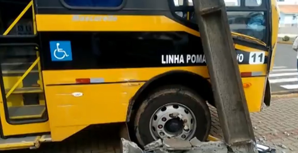 Homem é preso suspeito de furtar ônibus escolar, em Palmas — Foto: Reprodução/RPC