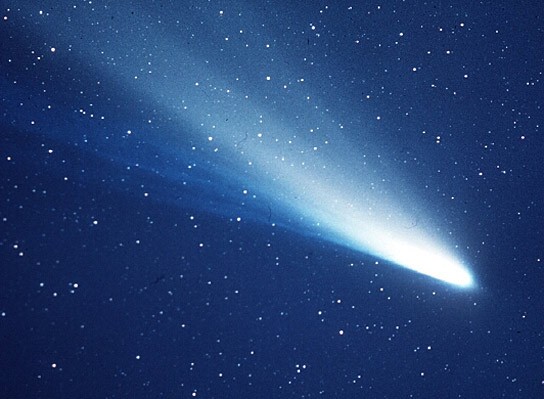 registro do cometa Halley feito em 1986 (Foto: nasa)