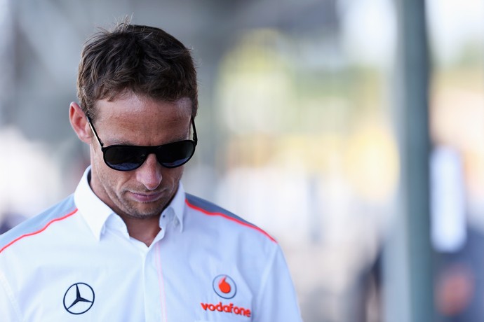 Jenson Button GP da Bélgica 2013 (Foto: Getty Images)