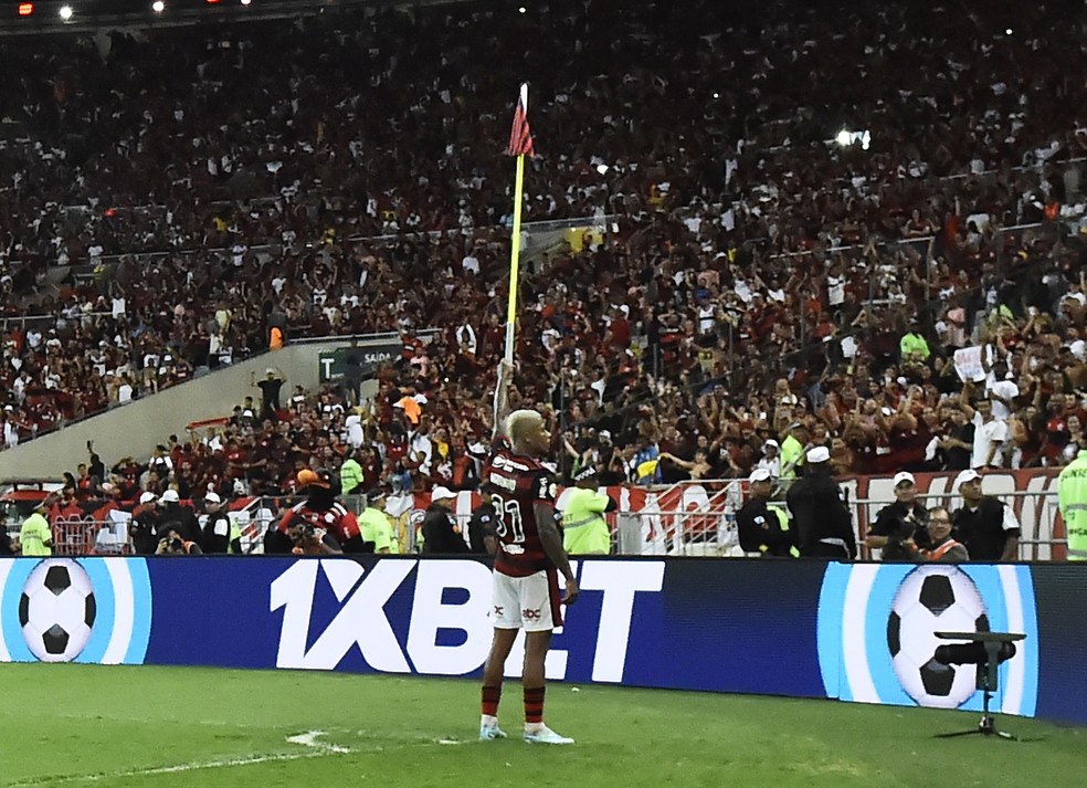 Flamengo x Santos: Marinho &mdash; Foto: Andr&eacute; Dur&atilde;o