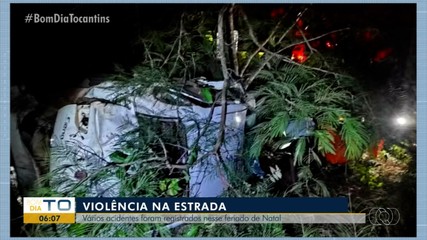 Violência no trânsito deixa mortos nas estradas do Tocantins