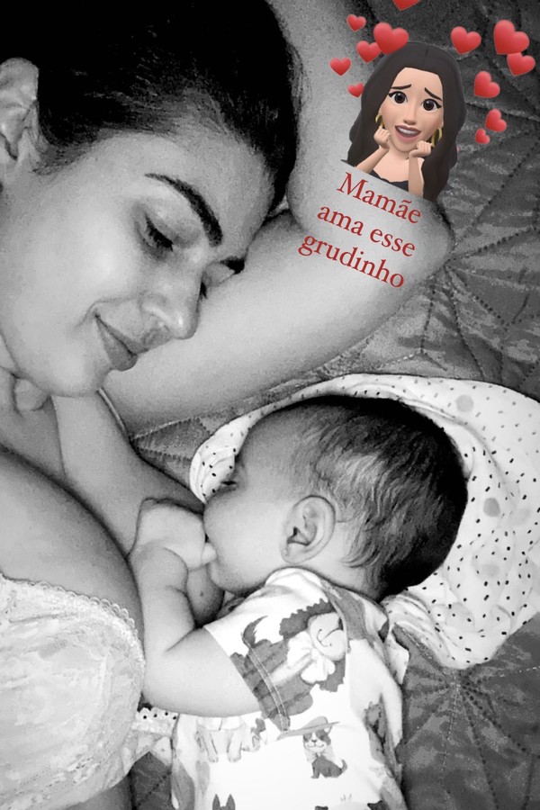 Vivian Amorim e a filha, Malu (Foto: Reprodução / Instagram)