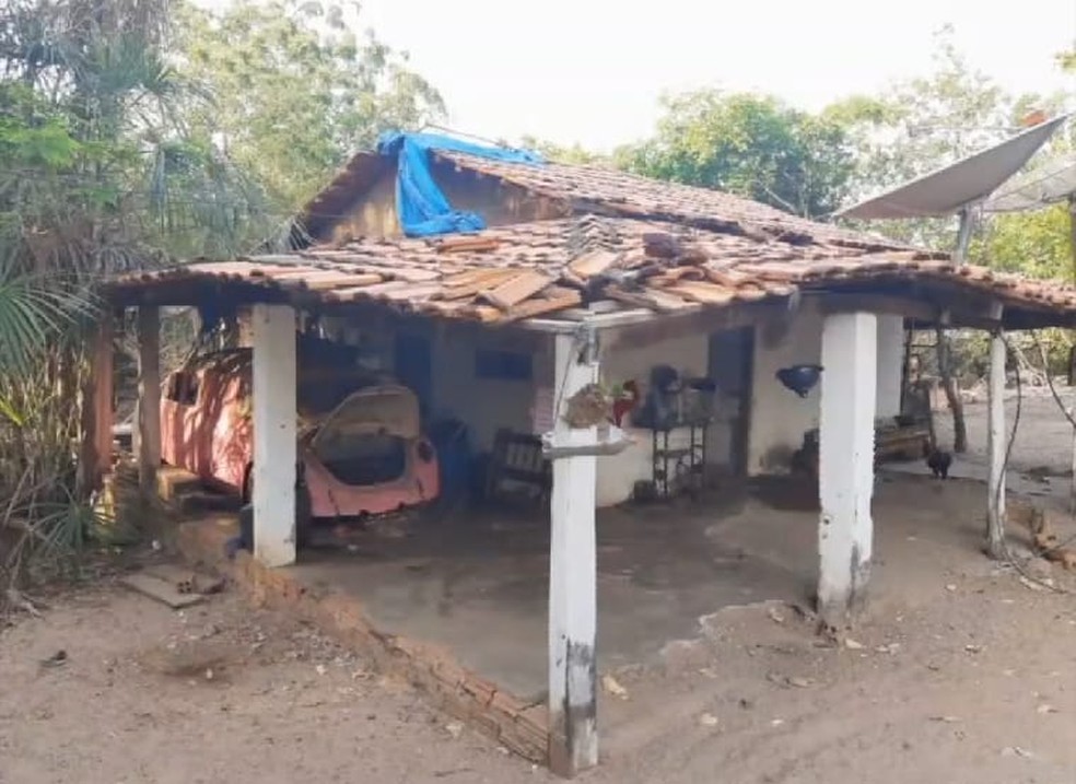Casa na zona rural de Guaraí precisa de reforma — Foto: Divulgação/Yasmin Chrystal