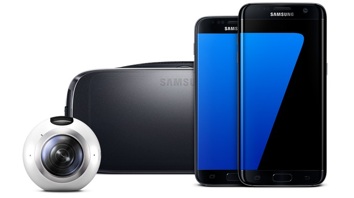 Gear 360 com compatibilidade com celulares da linha Galaxy e Gear VR (Foto: Divulgação/Samsung)