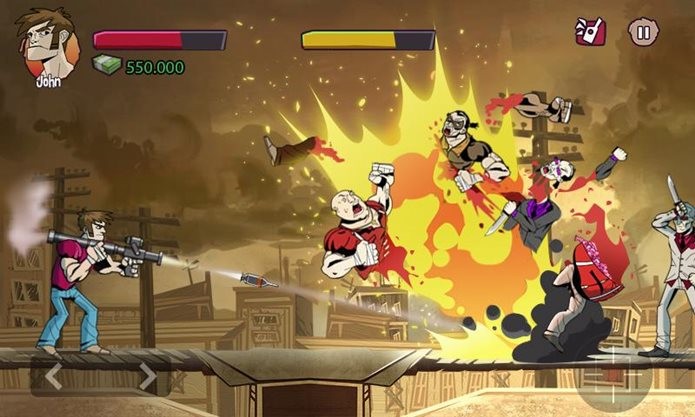 Violência e diversão em jogo 2D para Android (Foto: Divulgação / Play365)