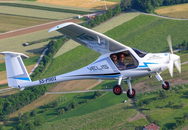 Pipistrel Velis Electro, aeronave fabricada na Eslováquia que pode voar por duas horas (Foto: Reprodução/Pipistrel)