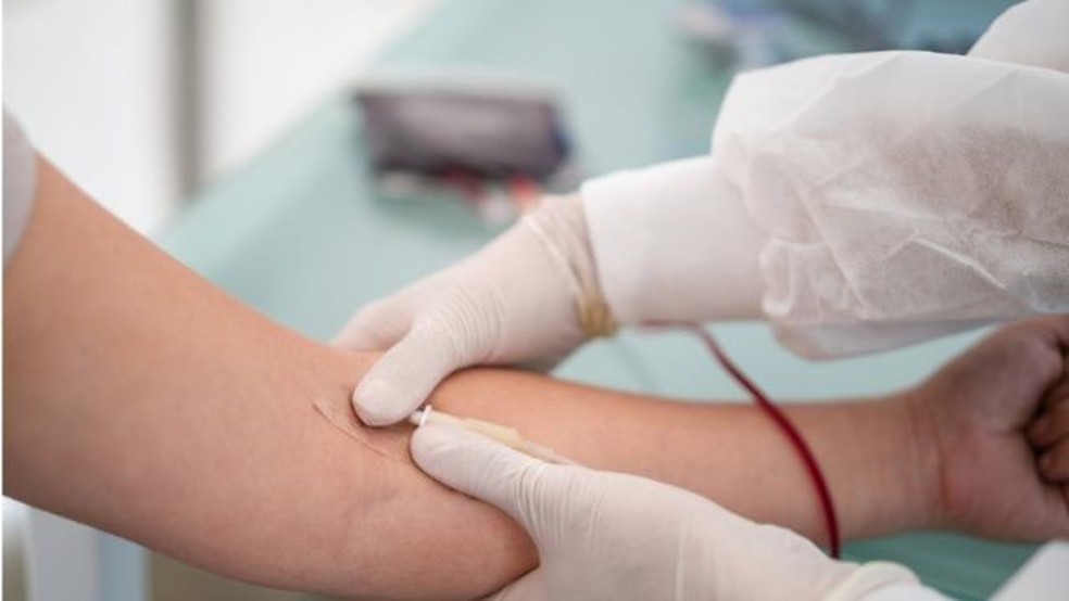Uma doação de sangue pode salvar até quatro vidas — Foto: Getty Images via BBC