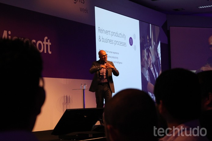 CEO da Microsoft (Foto: Leonardo Avila/TechTudo)