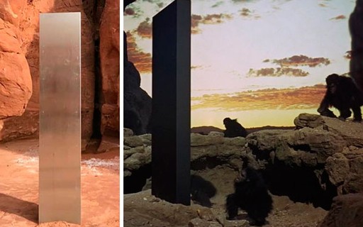 Misterioso monólito descoberto em deserto nos EUA leva a comparações com o  clássico '2001' - Monet | Filmes