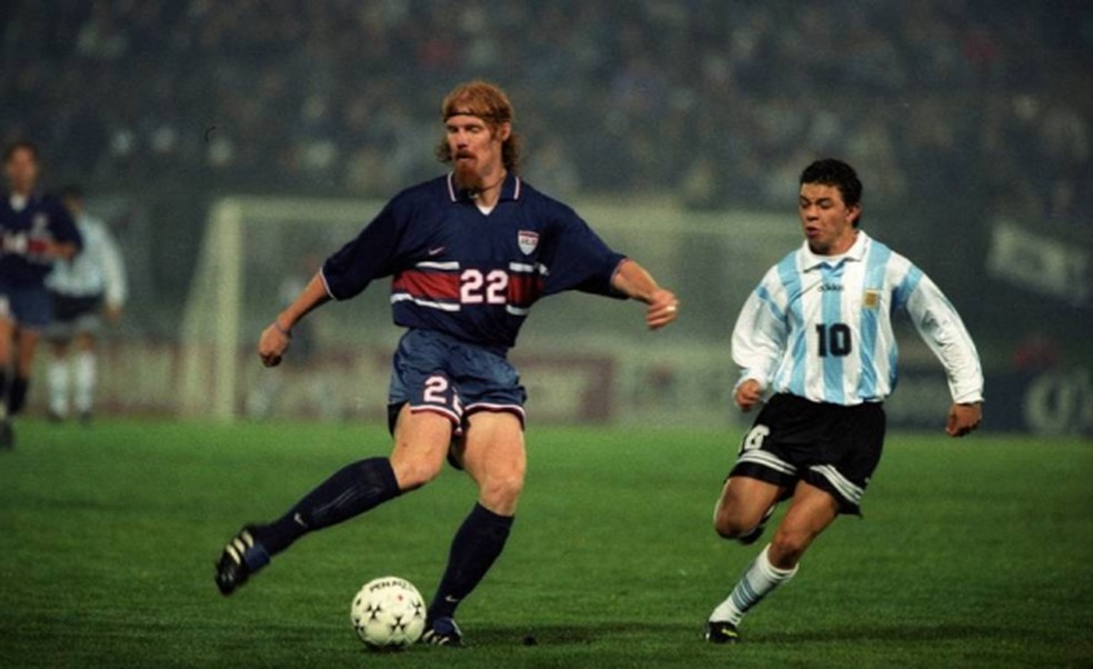 EUA venceram os argentinos na Copa América de 1995 — Foto: Divulgação / Us Soccer