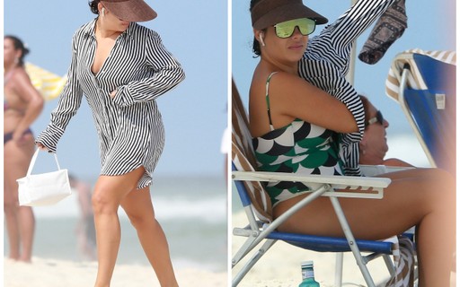 Fernanda Souza Relaxa Na Praia Da Barra Da Tijuca Quem Quem News